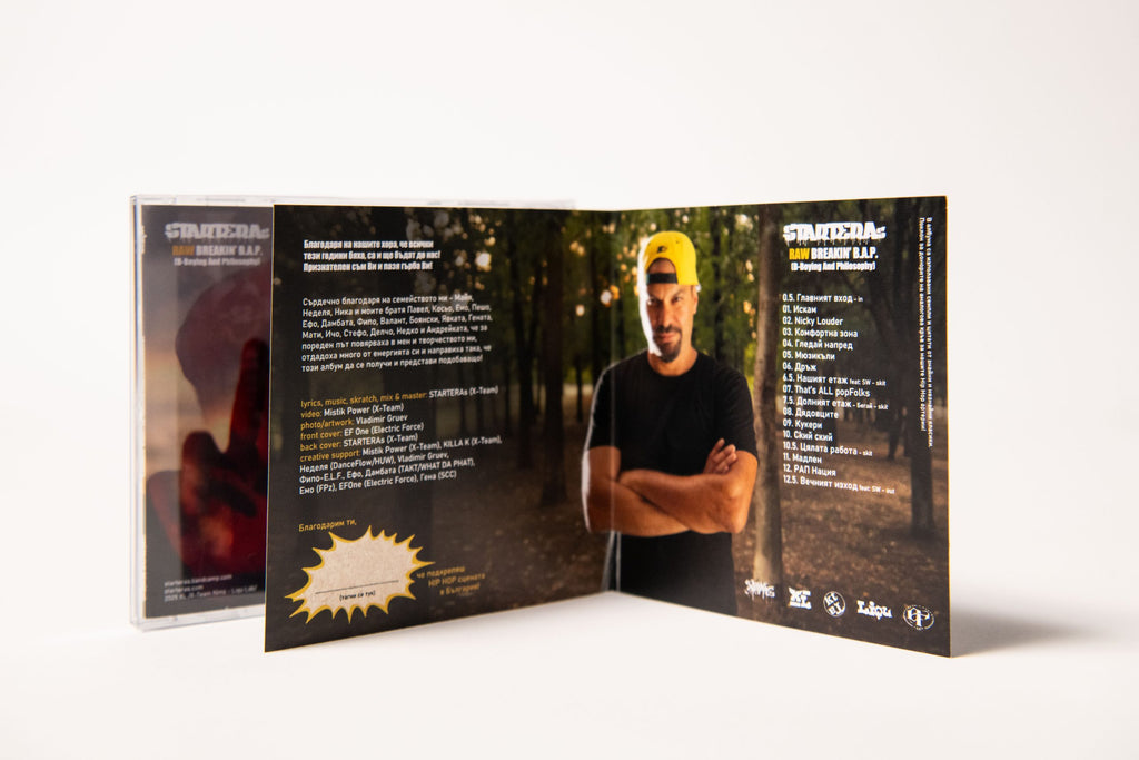 STARTERAs – Raw Breakin B.A.P. (албум на CD)